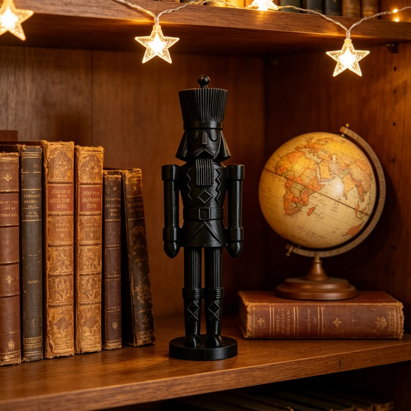Minimalist Black Nutcracker So - Nutcracker Figurine ulasan dan harga