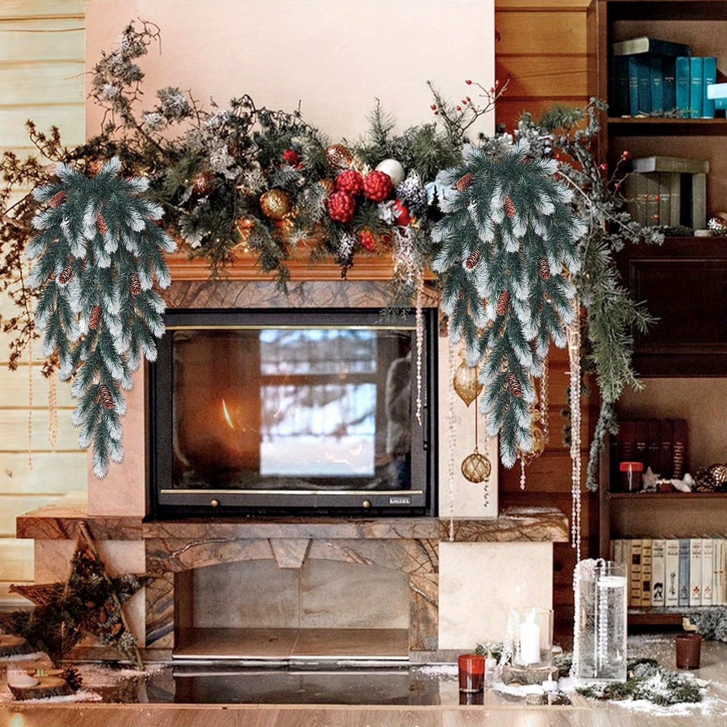2 Pcs 74cm Artificial Fir Bran - Christmas Tree Artificial ulasan dan harga