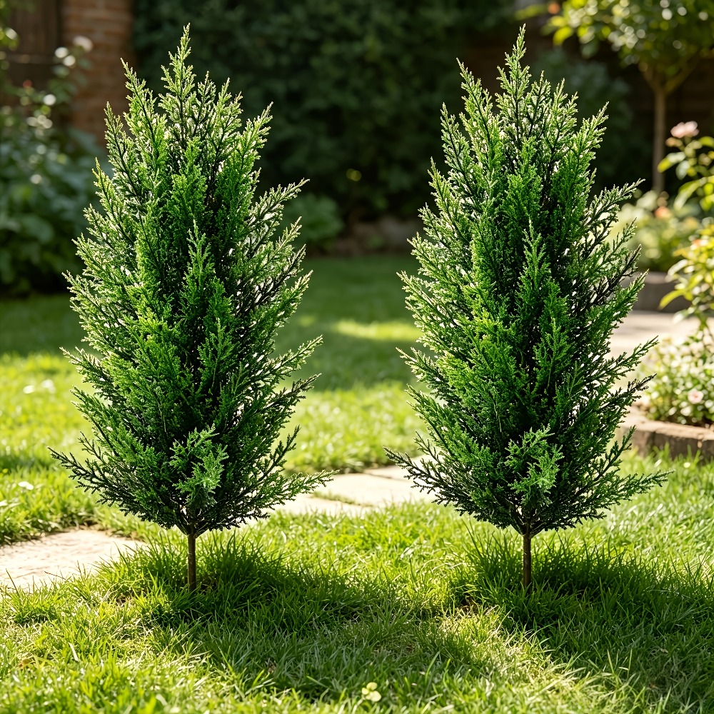 2PC Outdoor Artificial Pine Tr - Christmas Tree Artificial ulasan dan harga