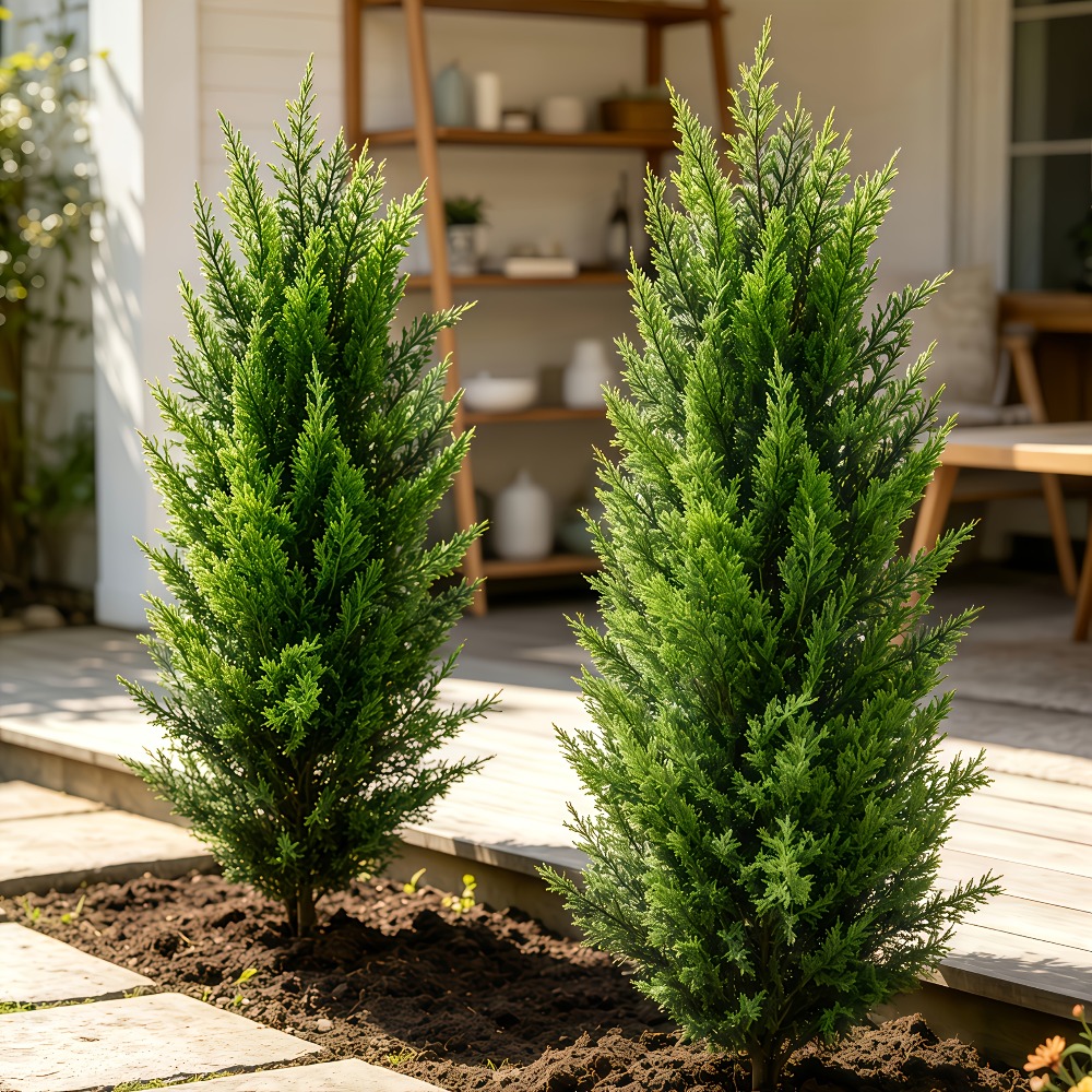 2PC Outdoor Artificial Pine Tr - Christmas Tree Artificial ulasan dan harga