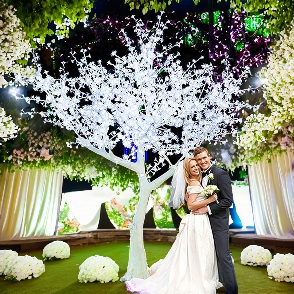 Waterproof RGB Artificial Tree - Christmas Tree Artificial ulasan dan harga