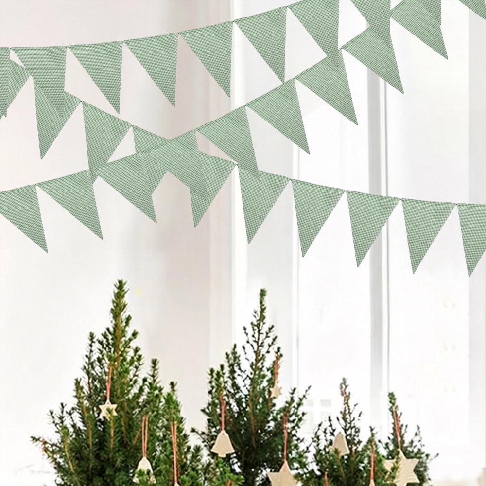 Sage Green Christmas Plaid Tri - Christmas Throw Blanket ulasan dan harga