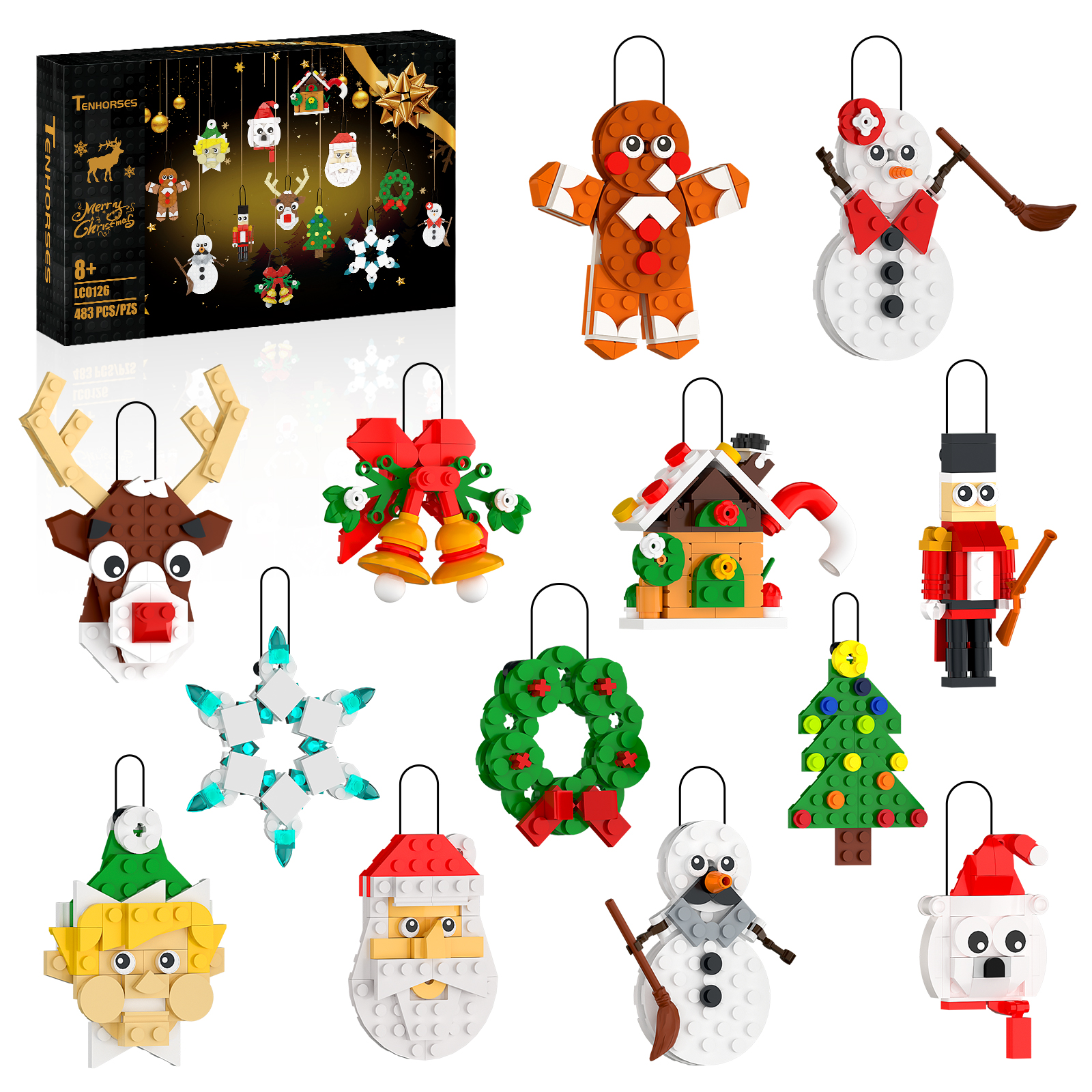 Christmas Ornaments Building B - Christmas Stocking Hanging ulasan dan harga