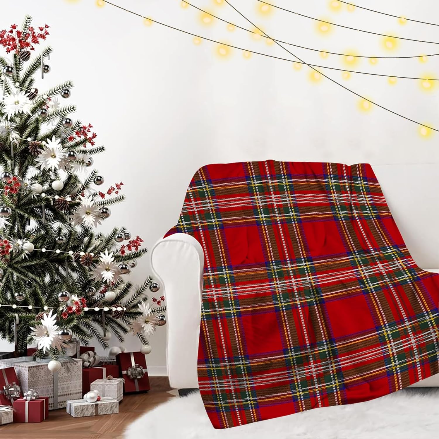 Christmas Plaid Throw Blankets - Christmas Throw Blanket ulasan dan harga