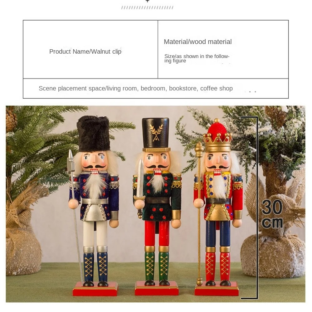 Merry Christmas Vintage Christ - Nutcracker Figurine ulasan dan harga