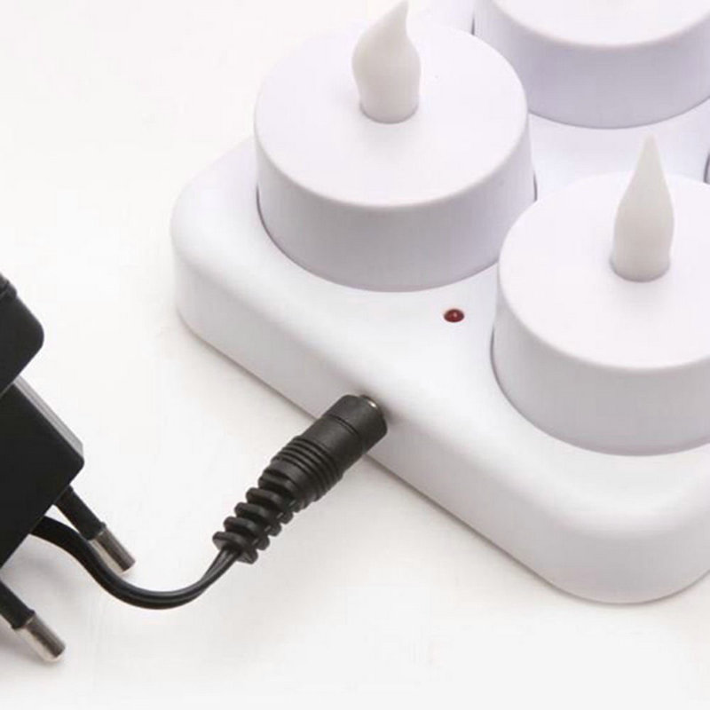 Set of 12 Rechargeable LED Can - Holiday Candle Set ulasan dan harga