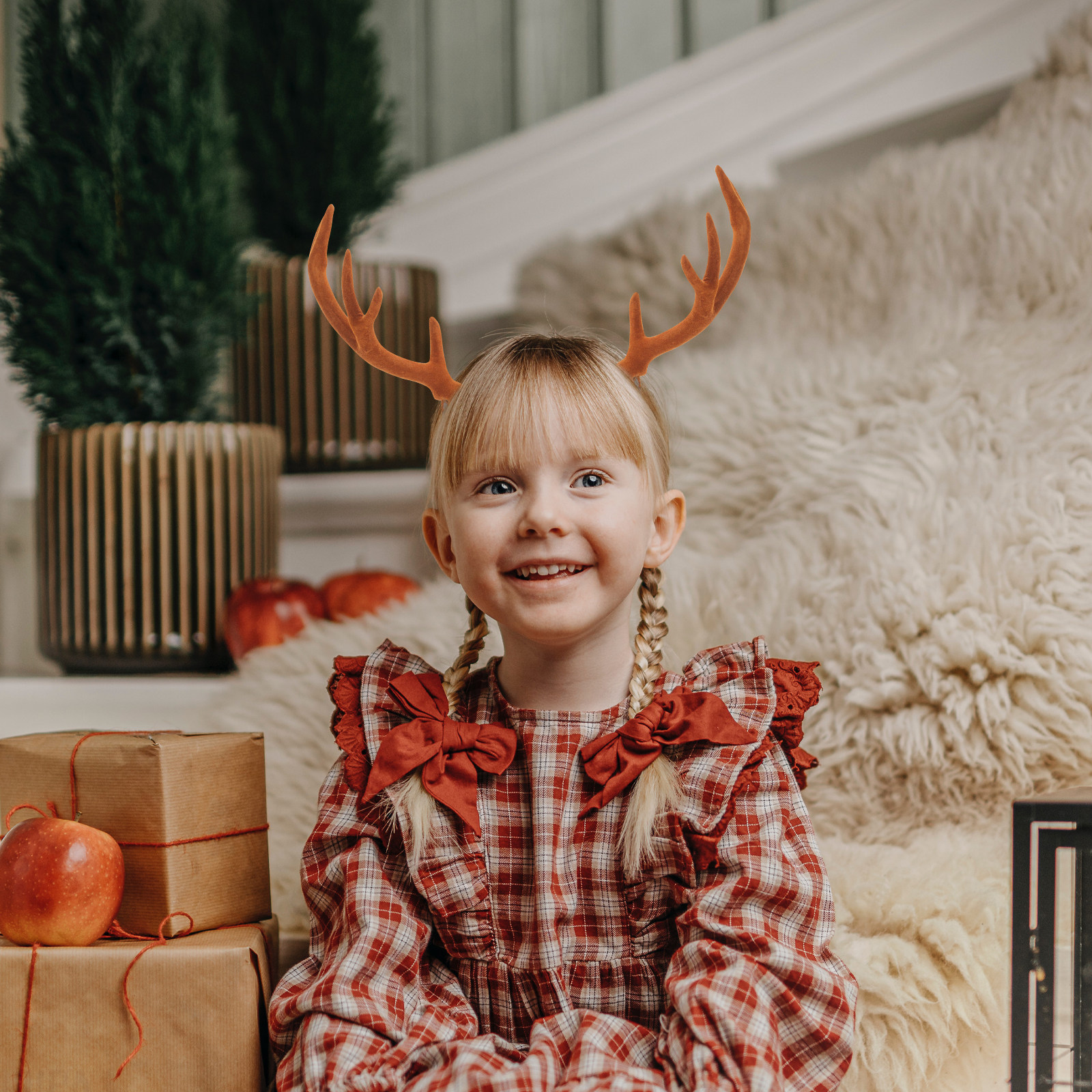 1Pair Reindeer Antlers Artific - Reindeer Antlers Headband ulasan dan harga