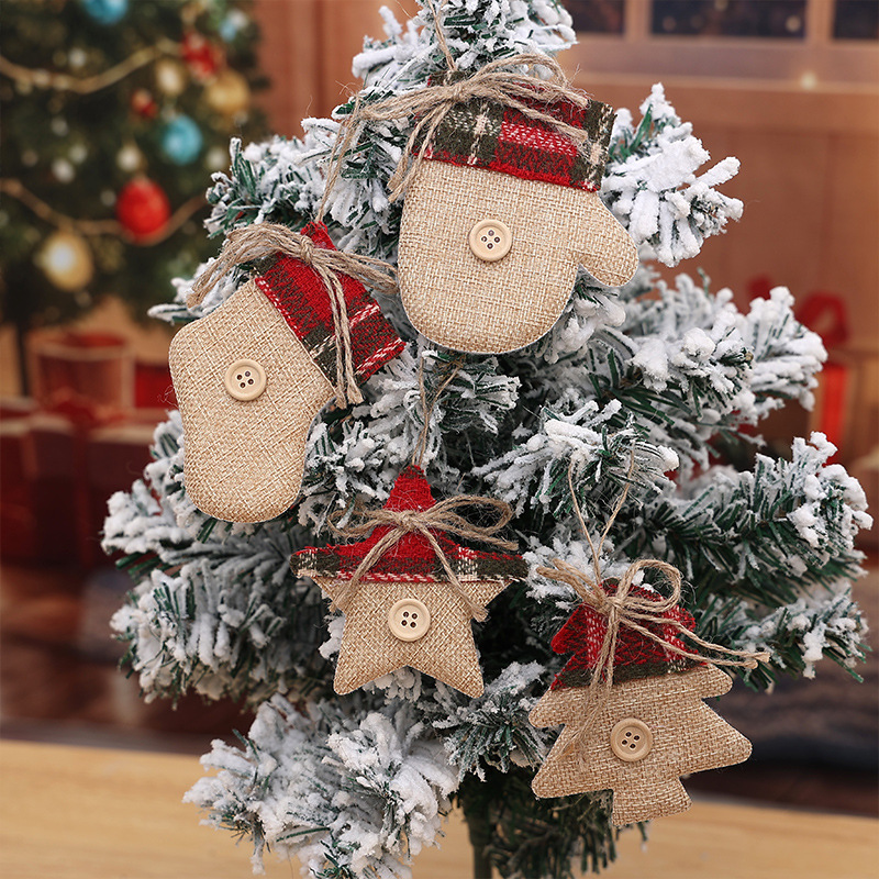 4Pcs Christmas Tree Decoration - Christmas Stocking Hanging ulasan dan harga
