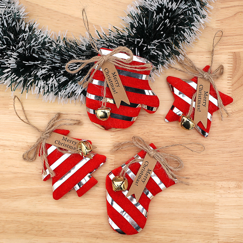 4Pcs Christmas Tree Decoration - Christmas Stocking Hanging ulasan dan harga