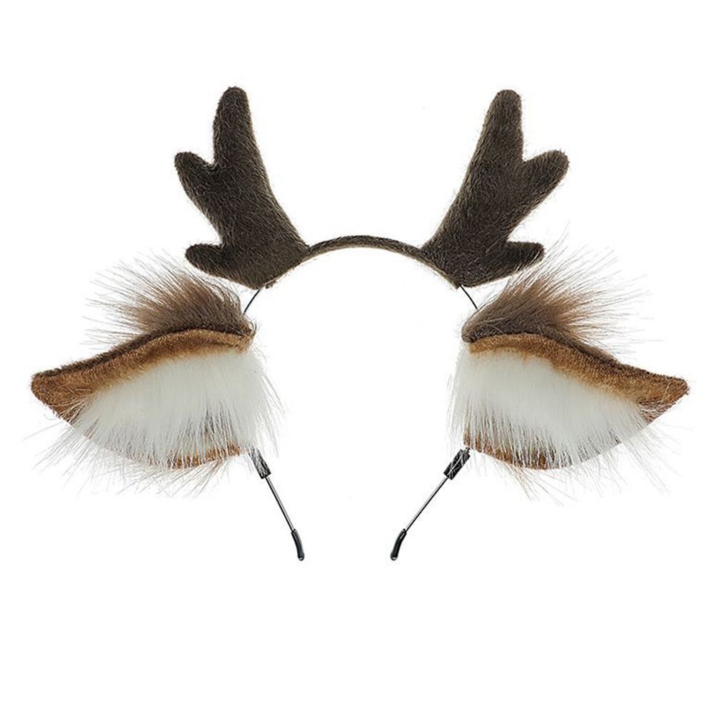 Deer Ears Reindeer Antler Head - Reindeer Antlers Headband ulasan dan harga