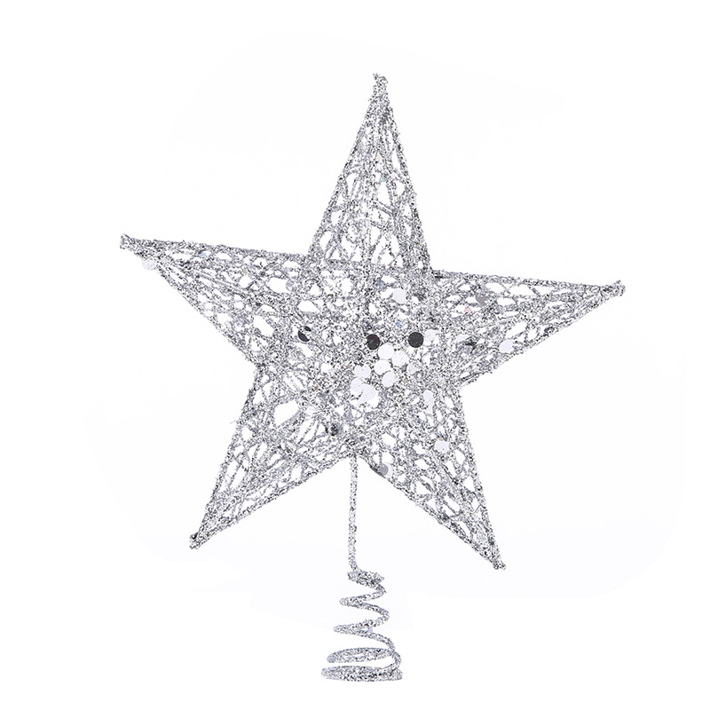 15/20/25/30cm Hollow Star Gold - Star Tree Topper ulasan dan harga