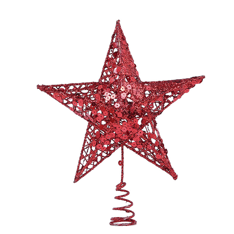 15/20/25/30cm Hollow Star Gold - Star Tree Topper ulasan dan harga