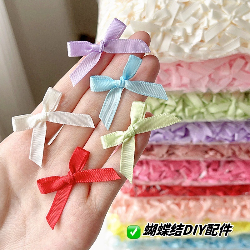 Multicolor Mini Satin Ribbon B - Ribbon Bow Gift ulasan dan harga