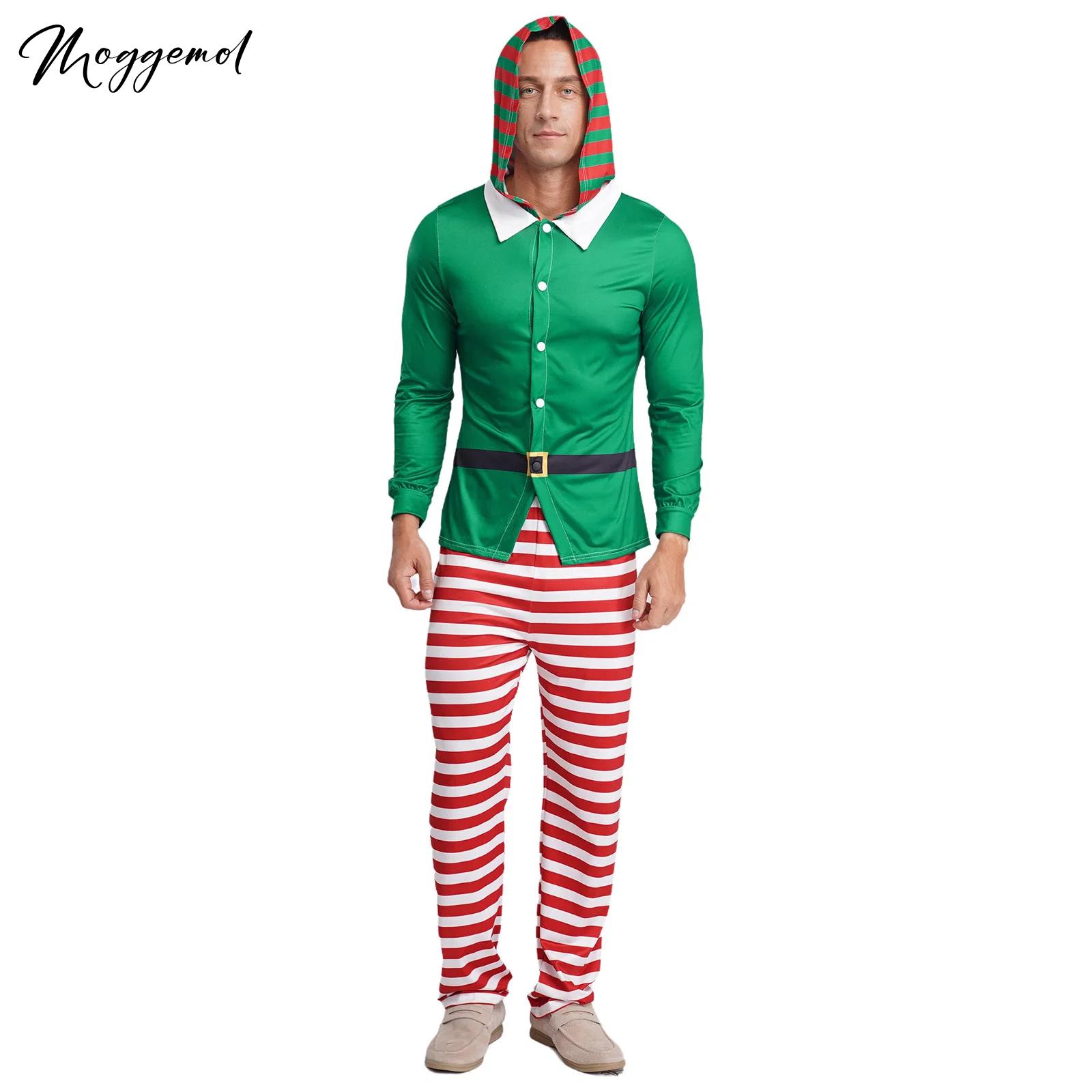 Mens Christmas Elf Pajamas Par - Elf Costume Christmas ulasan dan harga