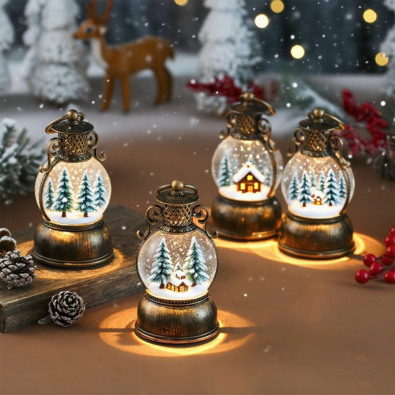 Vintage Style USB Powered Ligh - Snow Globe Musical ulasan dan harga