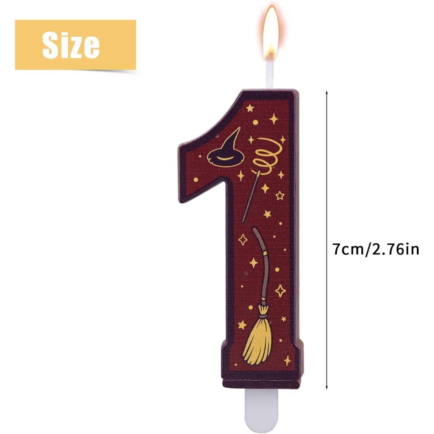 1 Set Number 0-9 Magical Theme - Holiday Candle Set ulasan dan harga