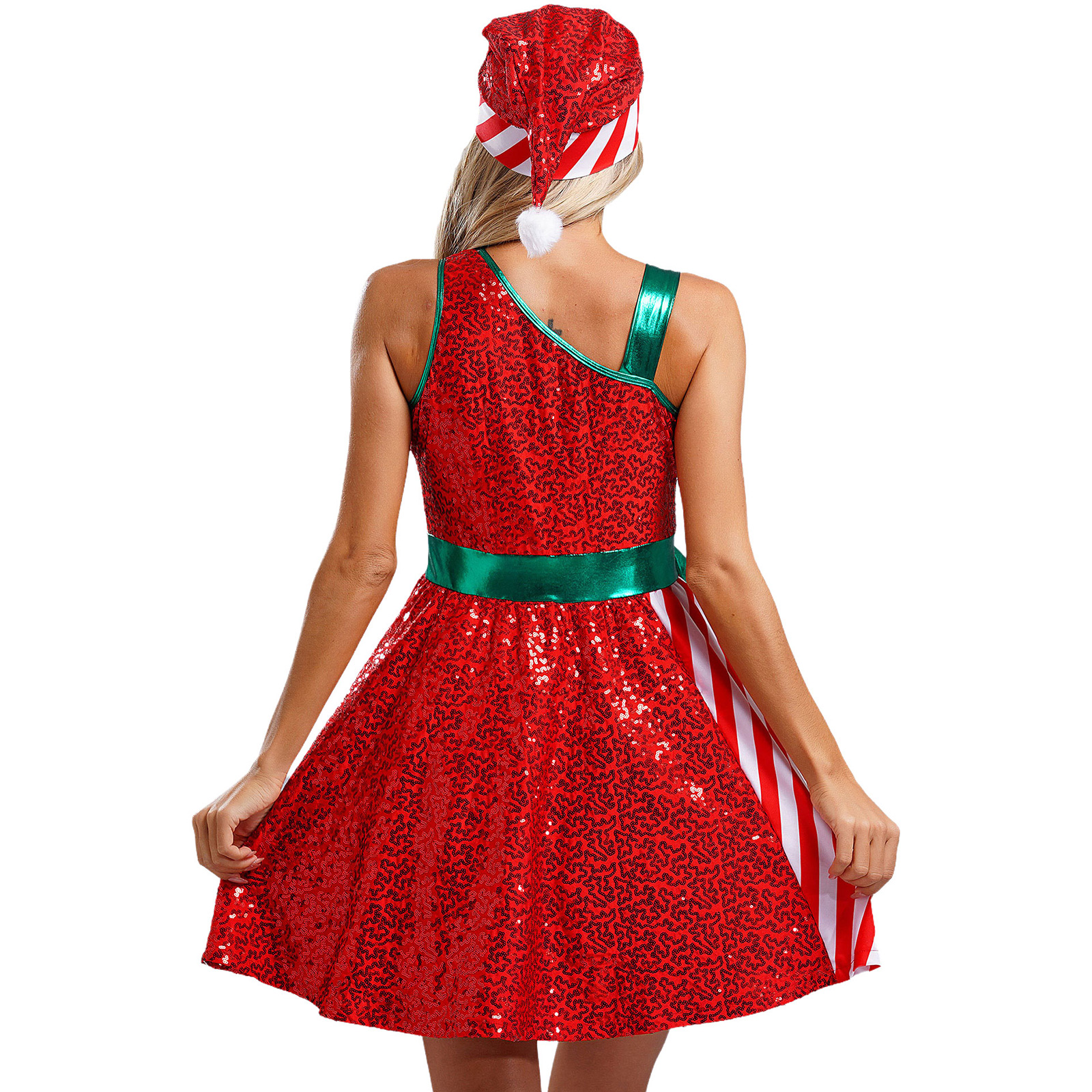 Christmas Santa Claus Dress El - Elf Costume Christmas ulasan dan harga