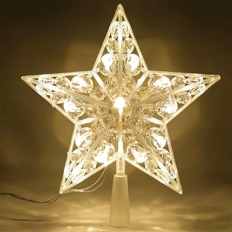 15cm Christmas Glowing Tree To - Star Tree Topper ulasan dan harga