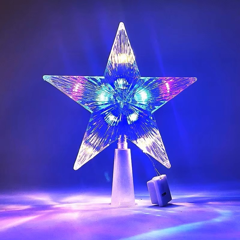 15cm Christmas Glowing Tree To - Star Tree Topper ulasan dan harga