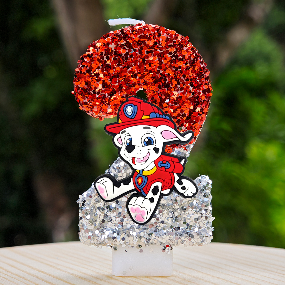 Paw Patrol Anime Number 0-9 Ca - Holiday Candle Set ulasan dan harga