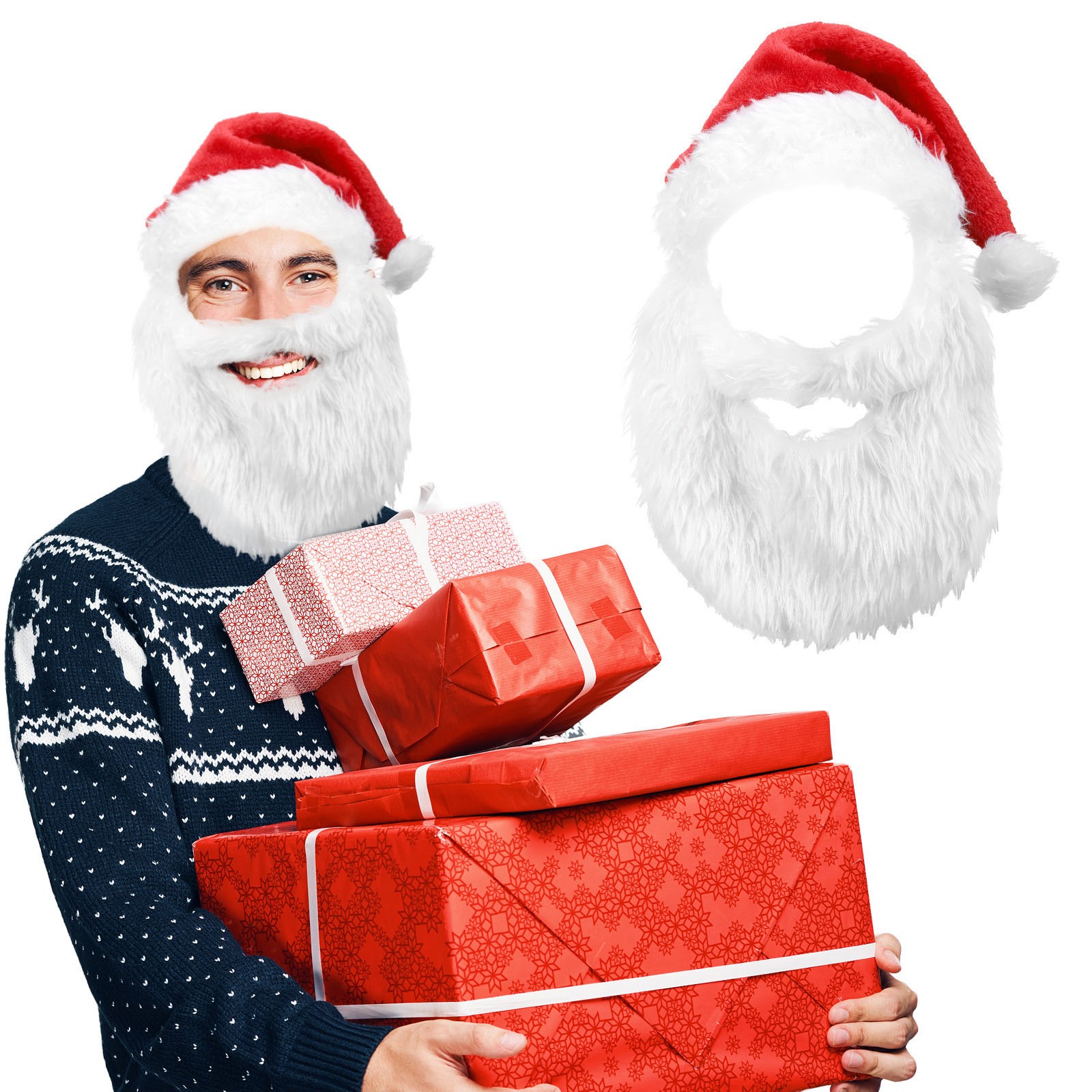 New Adults Ball Plush Christma - Santa Hat Plush ulasan dan harga