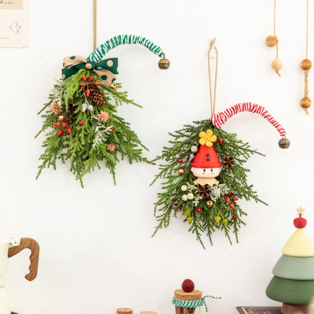 Artificial Pine Needle Christm - Christmas Wreath Fake ulasan dan harga