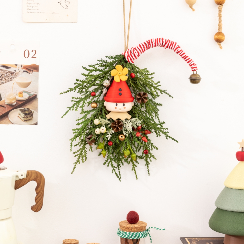 Artificial Pine Needle Christm - Christmas Wreath Fake ulasan dan harga