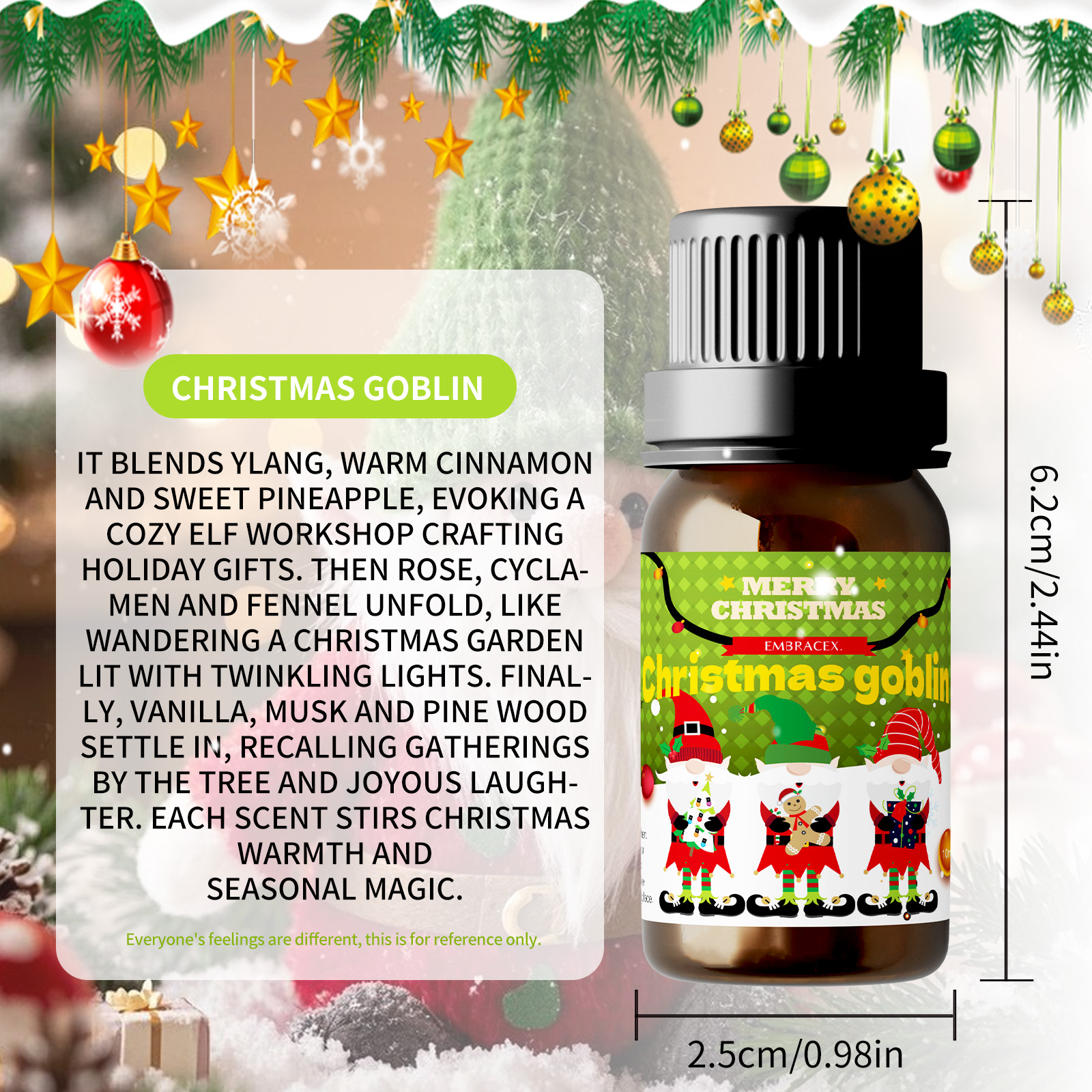 10ml Christmas Goblin Essentia - Holiday Candle Set ulasan dan harga