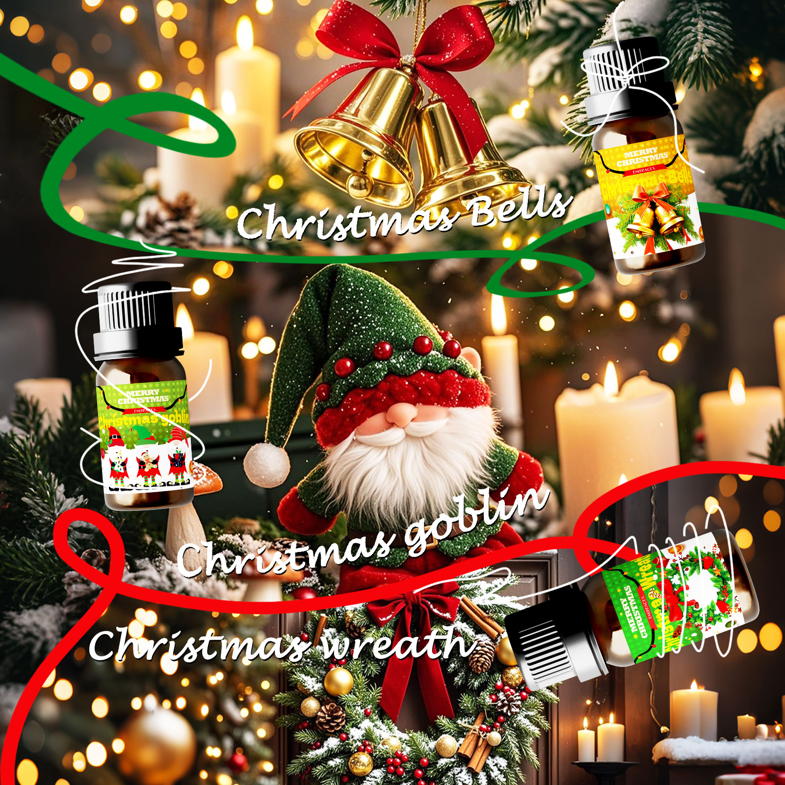 10ml Christmas Goblin Essentia - Holiday Candle Set ulasan dan harga