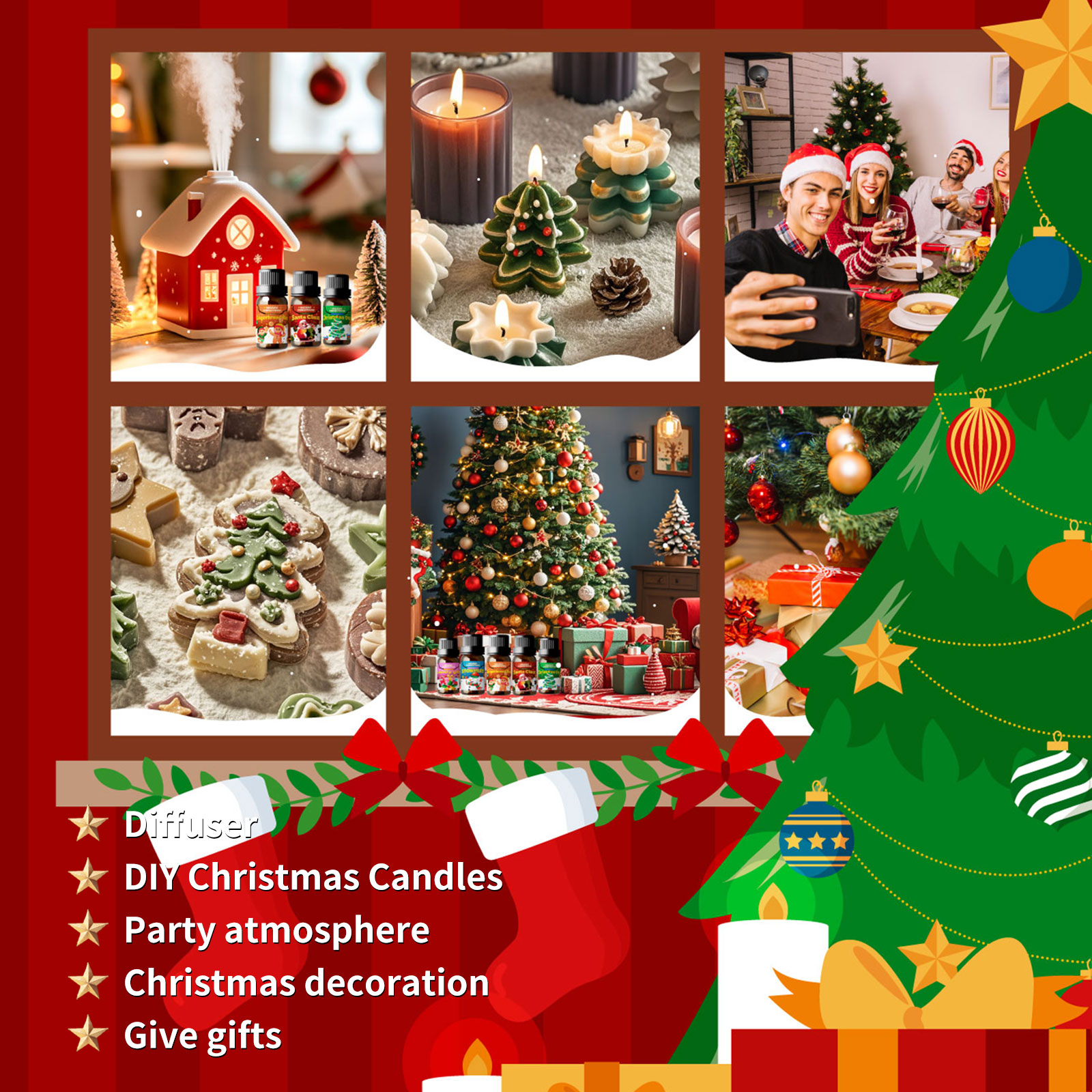 10ml Christmas Goblin Essentia - Holiday Candle Set ulasan dan harga