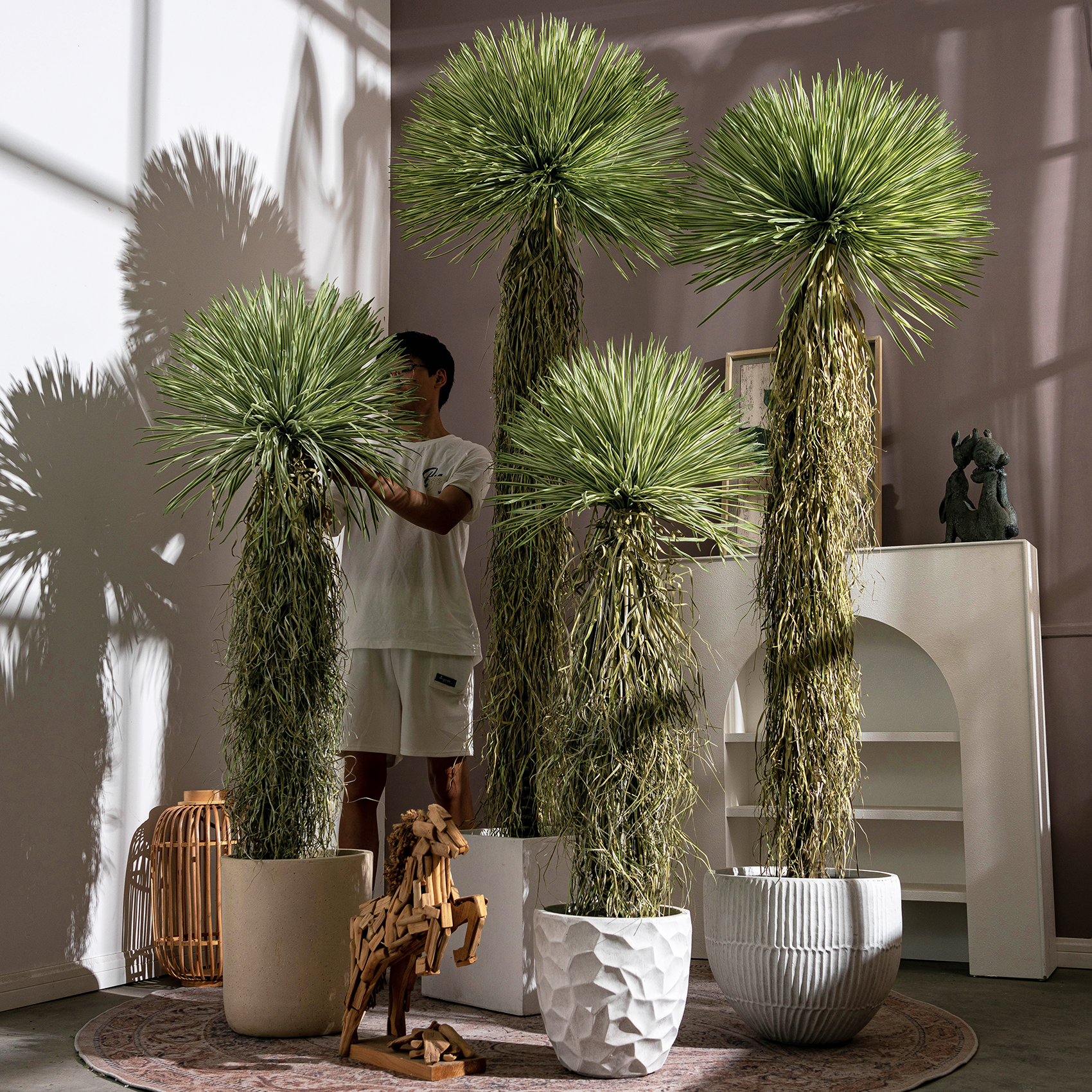 Artificial Scarecrow Dracaena  - Christmas Tree Artificial ulasan dan harga