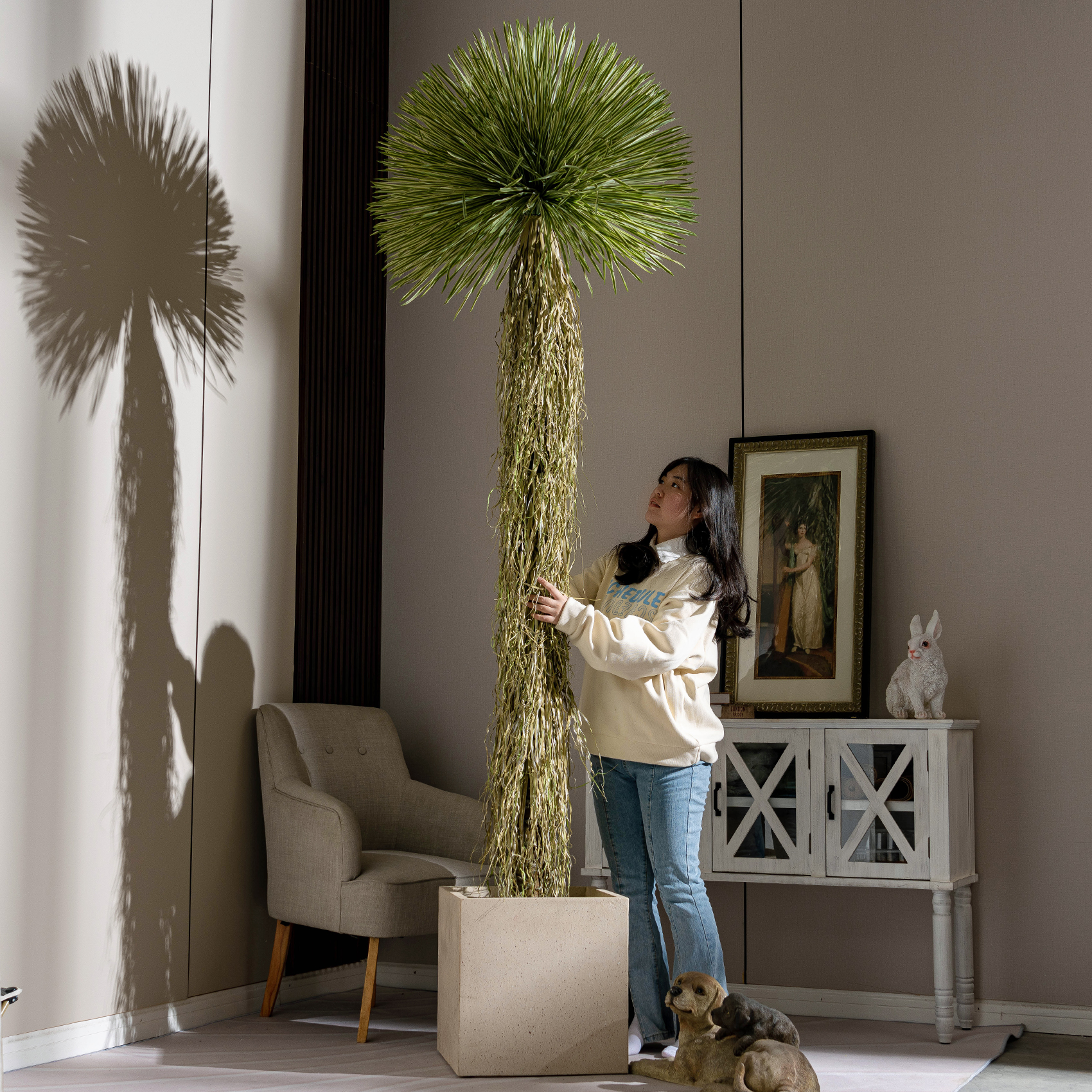 Artificial Scarecrow Dracaena  - Christmas Tree Artificial ulasan dan harga