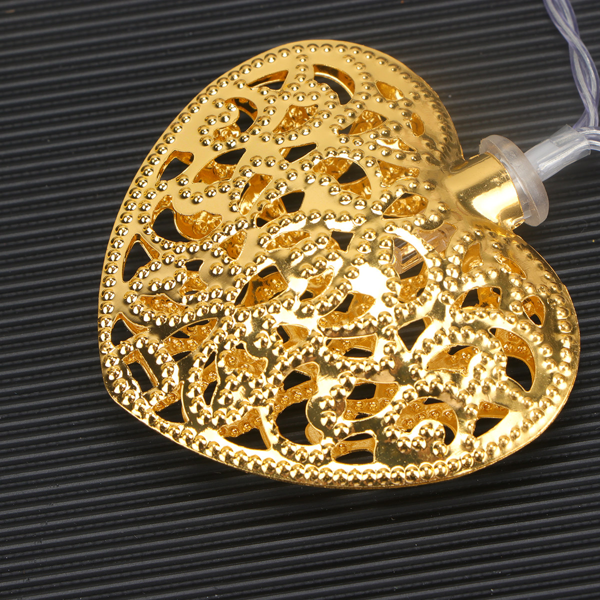 20Leds Heart String Lights Gol - Led Fairy String Lights ulasan dan harga