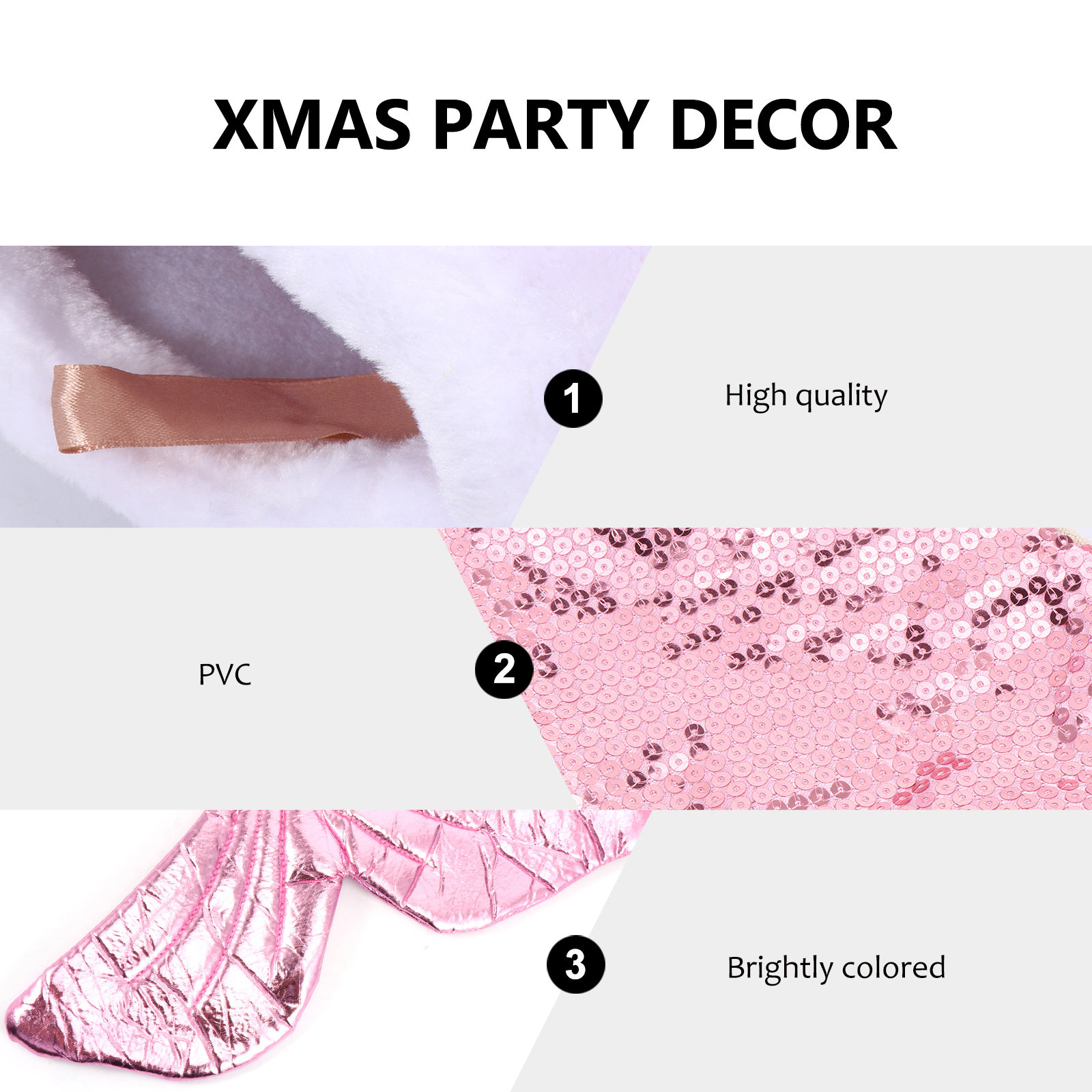 Sequins Mermaid Tail Stocking  - Christmas Stocking Hanging ulasan dan harga