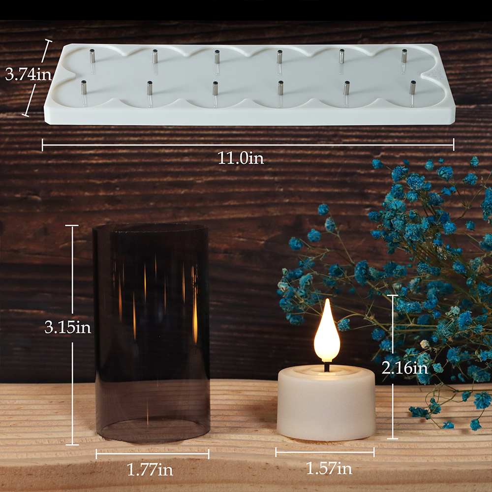 LED Candle Light Rechargeable  - Holiday Candle Set ulasan dan harga