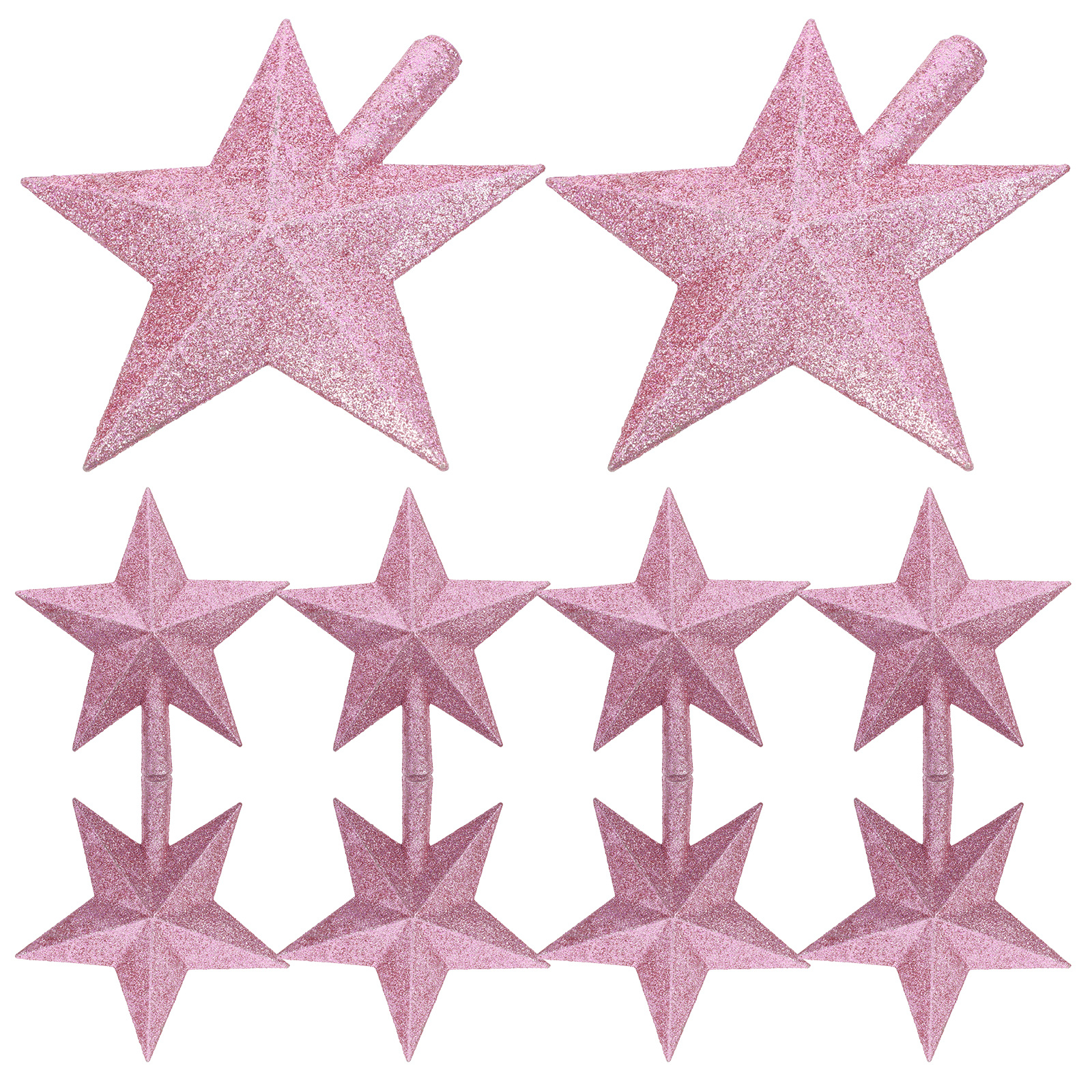 10Pcs Christmas Tree Star Topp - Star Tree Topper ulasan dan harga
