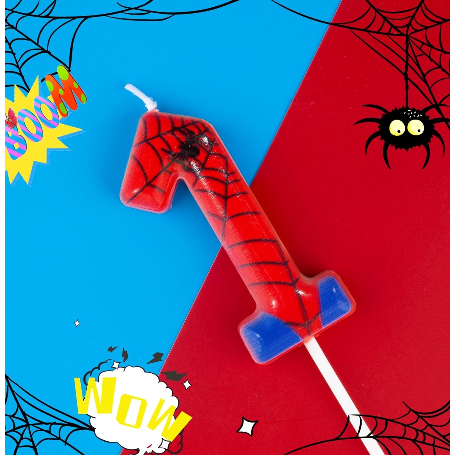 Spider Party 0-9 Birthday Cand - Holiday Candle Set ulasan dan harga