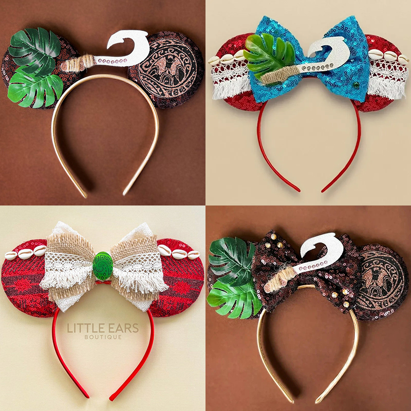 Disney Moana 2 Ear Headband fo - Ribbon Bow Gift ulasan dan harga