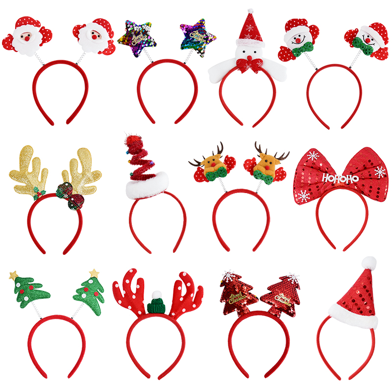 Christmas Headband Kids Adult  - Reindeer Antlers Headband ulasan dan harga