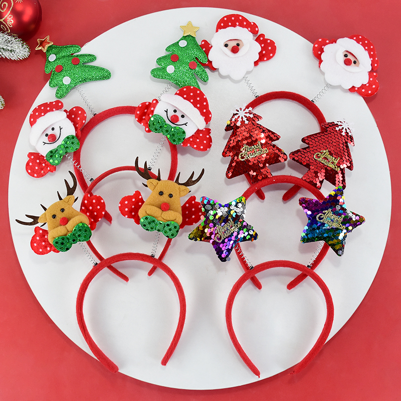 Christmas Headband Kids Adult  - Reindeer Antlers Headband ulasan dan harga
