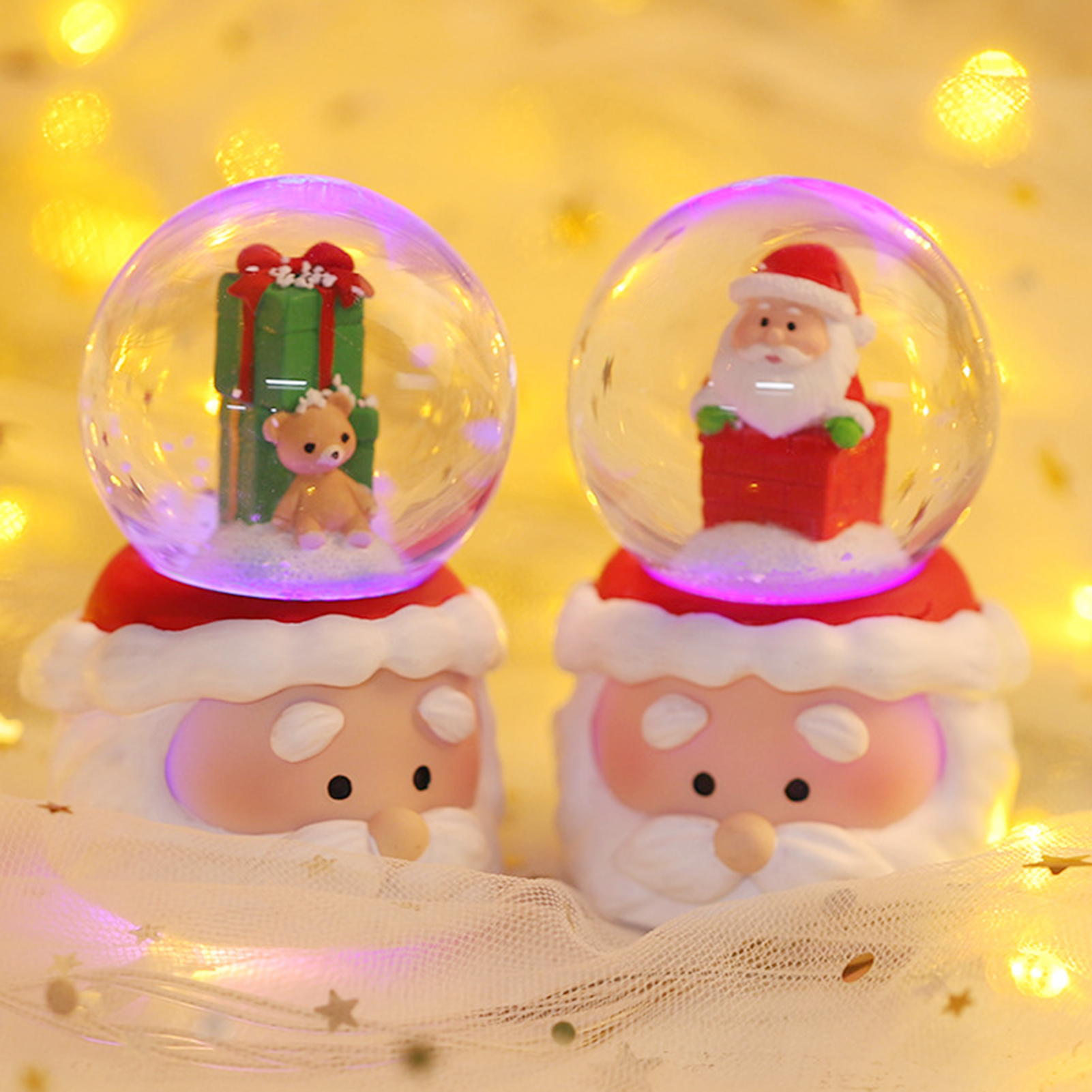 Christmas Crystal Ball Lightin - Snow Globe Musical ulasan dan harga