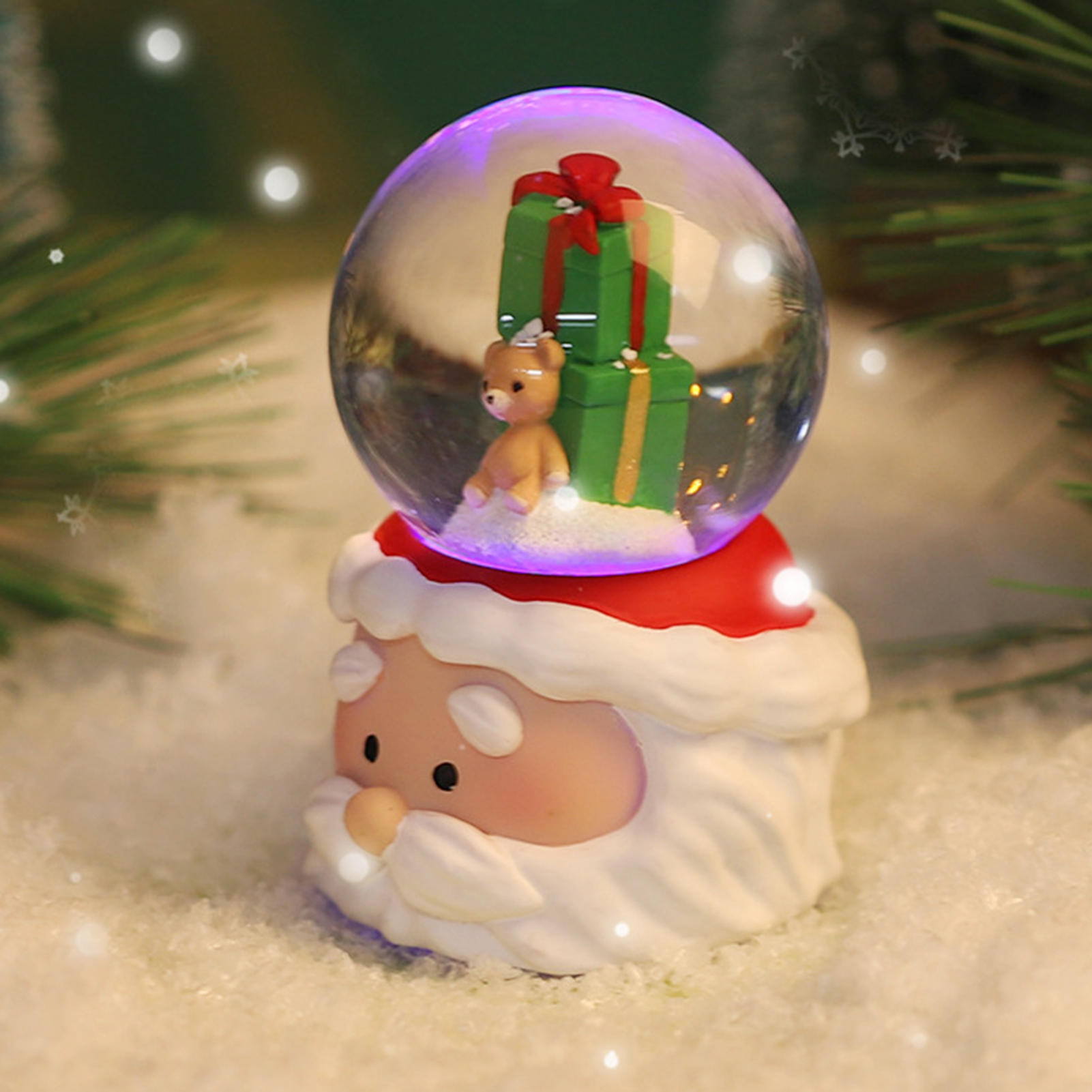 Christmas Crystal Ball Lightin - Snow Globe Musical ulasan dan harga
