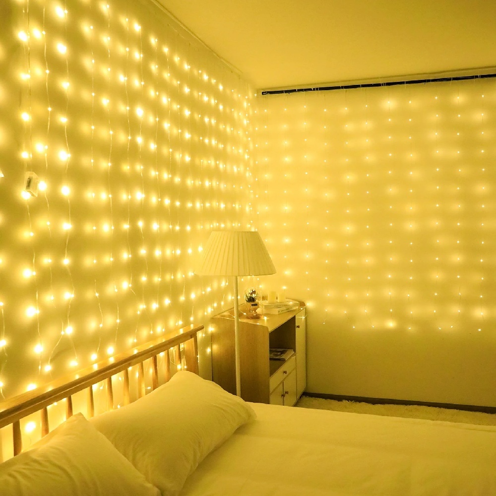 3/6m LED Curtain String Lights - Led Fairy String Lights ulasan dan harga