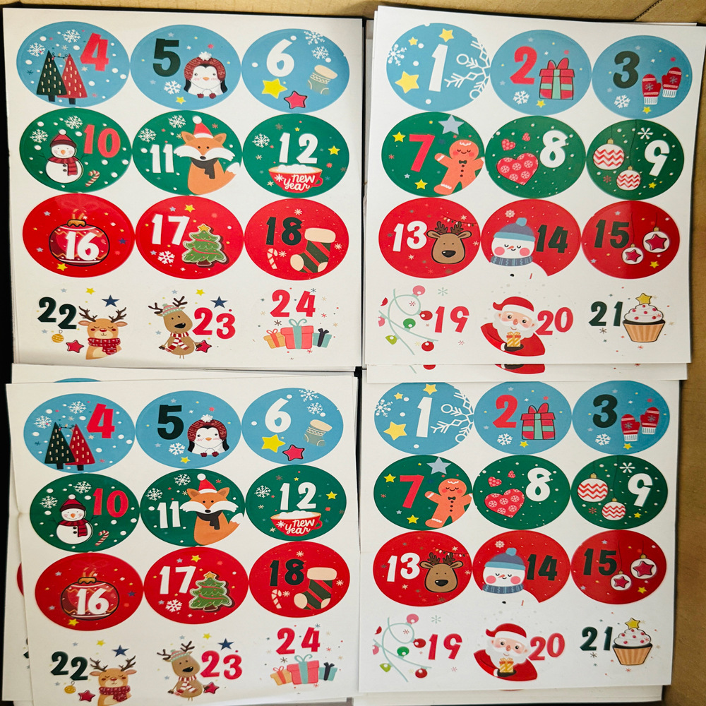 24pcs Christmas Decoration Adv - Advent Calendar Gift ulasan dan harga