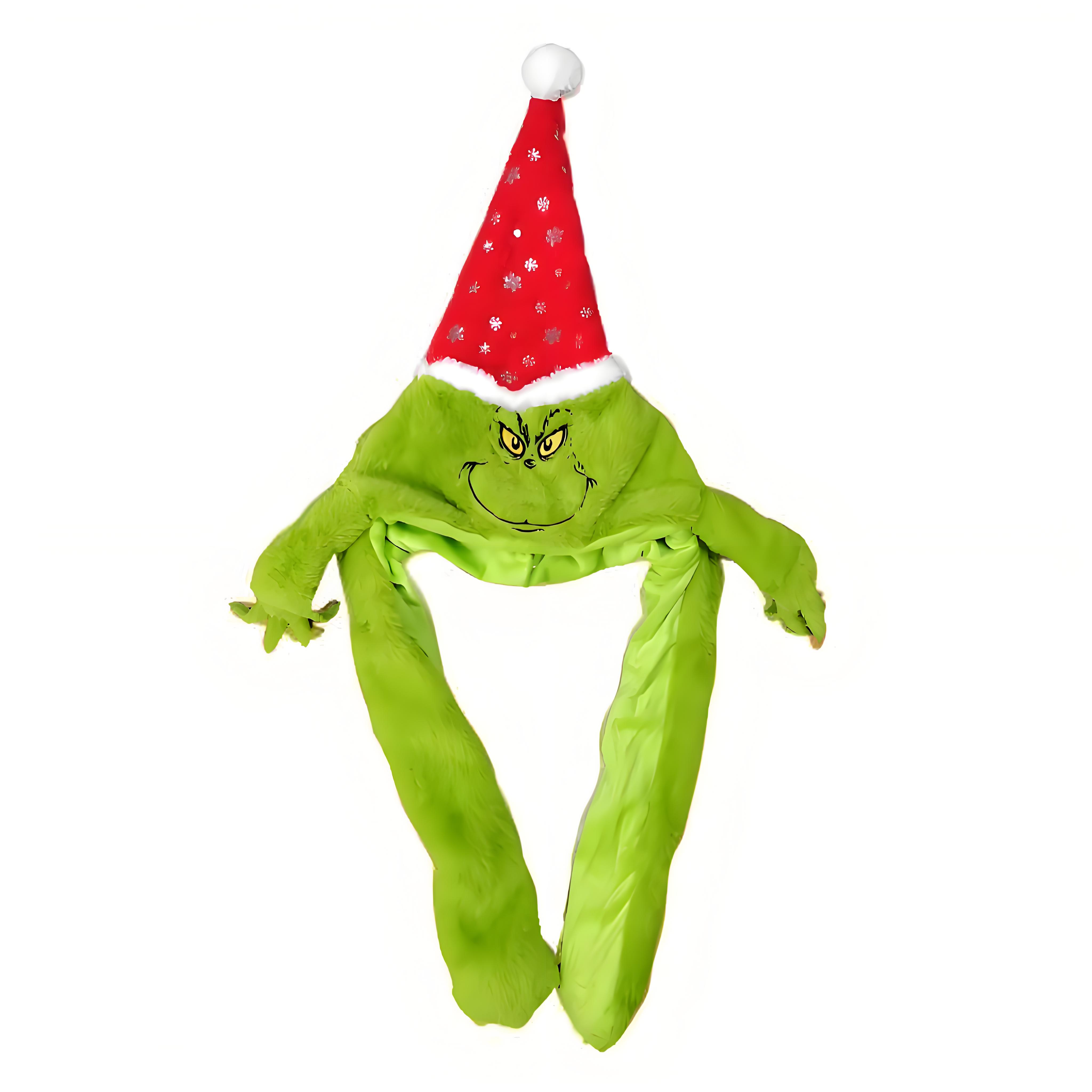 Plush Grincese Hat Cap Scarf C - Santa Hat Plush ulasan dan harga