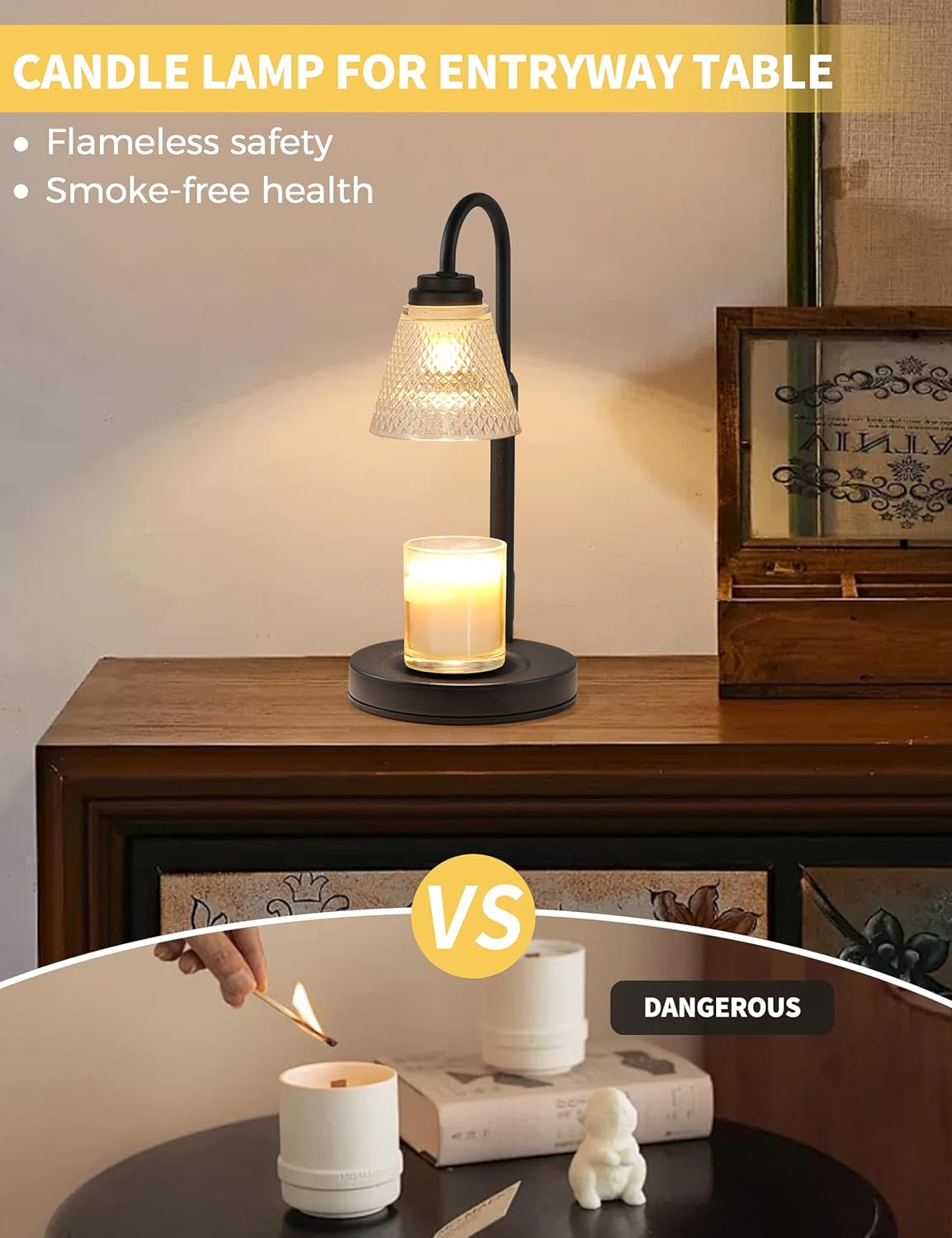 Candle Warmer Lamp with Timer  - Holiday Candle Set ulasan dan harga