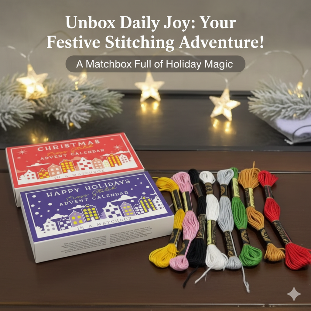 24 Days Countdown Cross Stitch - Advent Calendar Gift ulasan dan harga