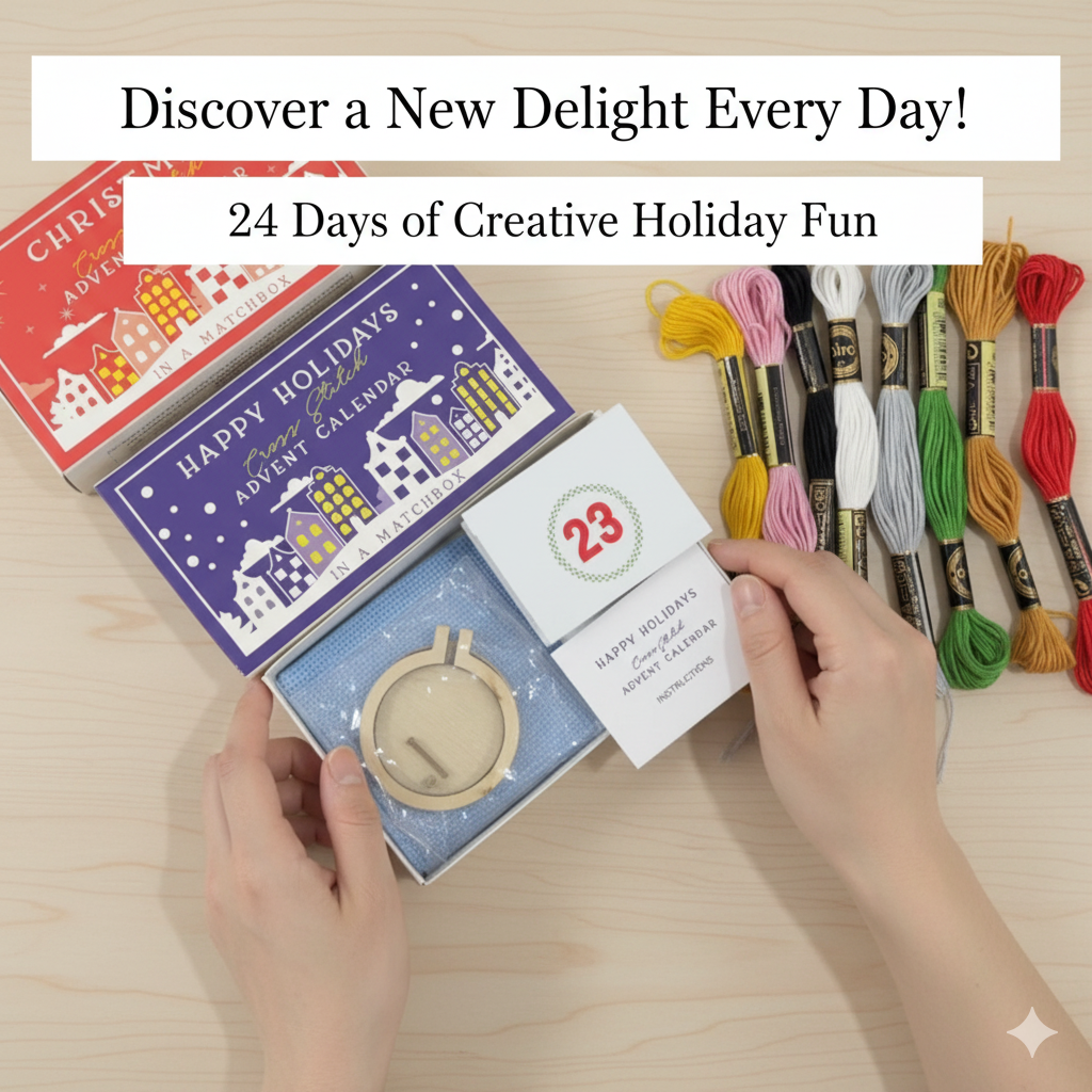 24 Days Countdown Cross Stitch - Advent Calendar Gift ulasan dan harga
