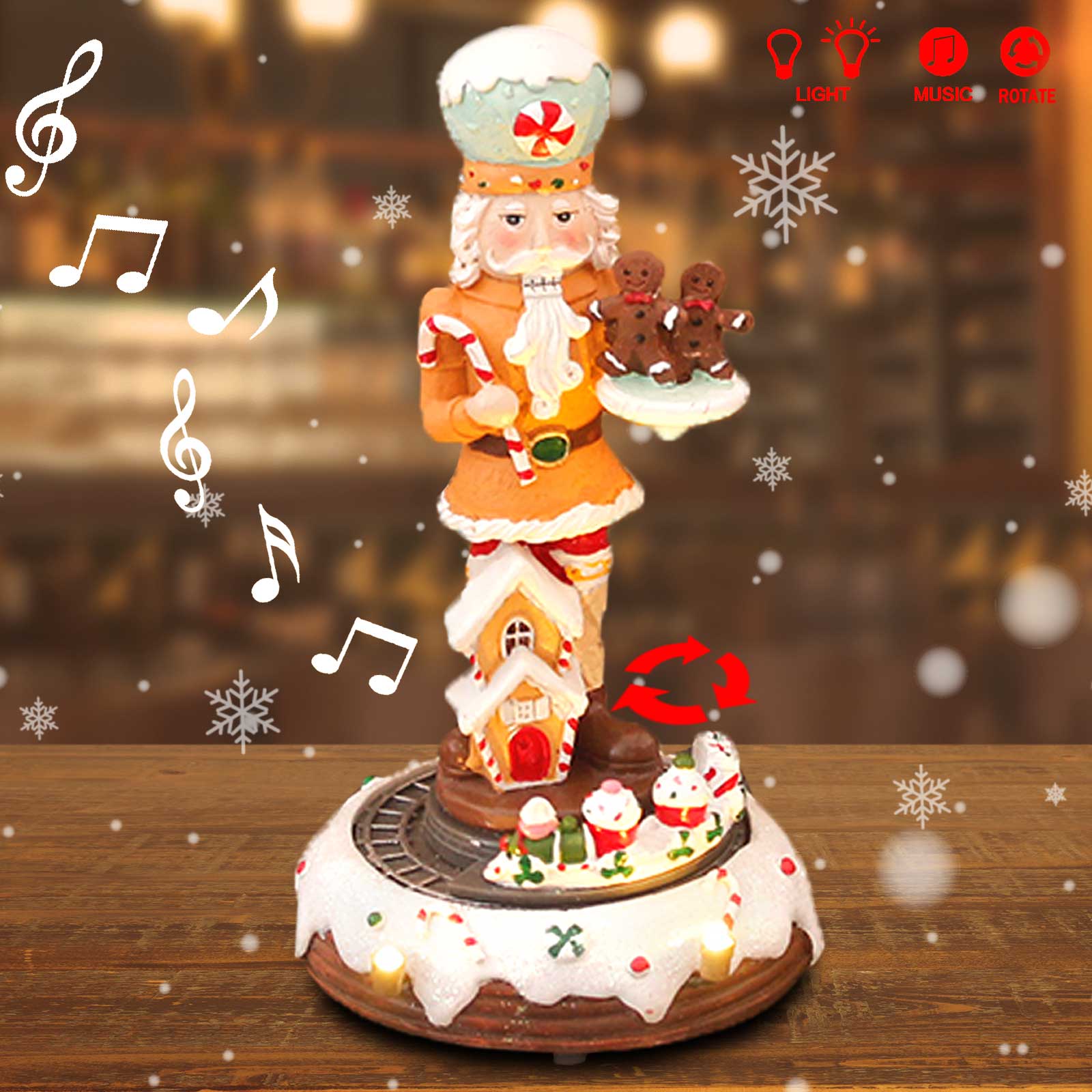 Christmas Gingerbread Nutcrack - Nutcracker Figurine ulasan dan harga