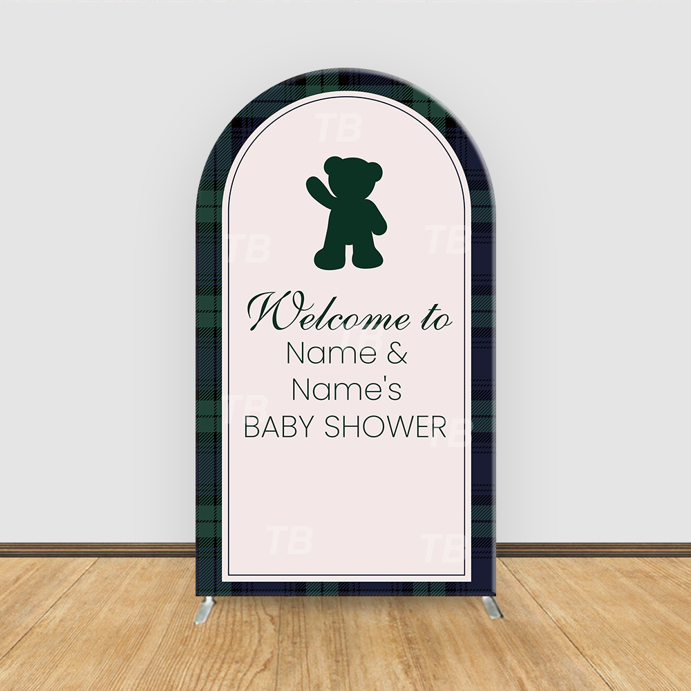 Teddy Bear Plaid Theme Arch Ba - Christmas Throw Blanket ulasan dan harga